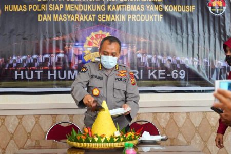 HUT Humas Ke-69 di Polda Bali Berlangsung Sederhana Secara Virtual